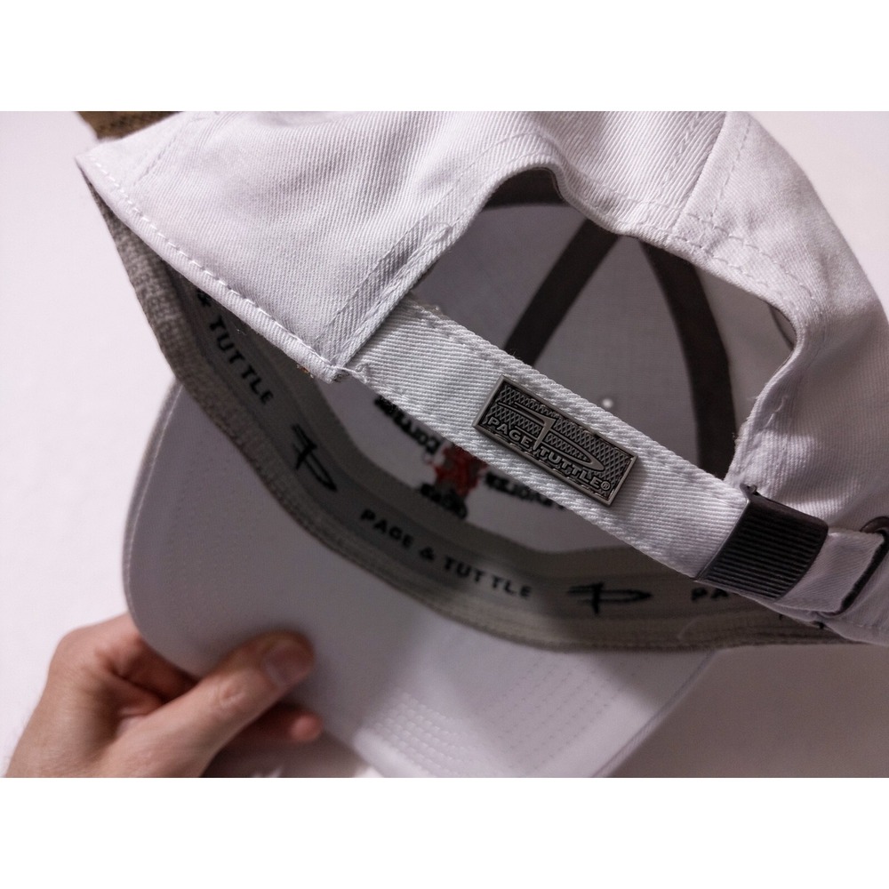 PAGE & TUTTLE Flagler College Saints Golf Hat Cap White Adjustable ~ New - Picture 5 of 7